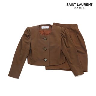 サンローラン(Saint Laurent)のイヴ・サンローラン YSL スーツ ジャケット スカート セットアップ(セット/コーデ)