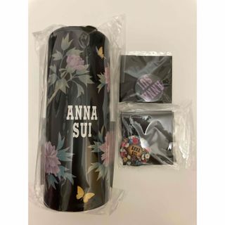 ANNA SUI - レア　新品未開封　アナスイ　ANNA SUI ボトルティッシュ　缶バッジ2個