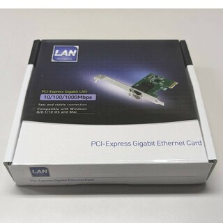 Gigabit LANカード Realtek RTL8111Eチップ(PCパーツ)