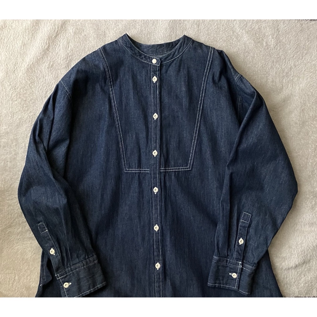 SLOBE IENA(スローブイエナ)のスローブイエナ ★ LE DENIM シャツワンピース レディースのワンピース(ロングワンピース/マキシワンピース)の商品写真