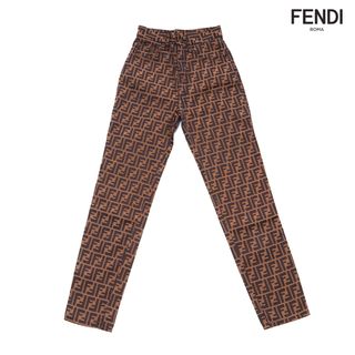 フェンディ(FENDI)のフェンディ FENDI ズッカ柄 ロング パンツ(カジュアルパンツ)