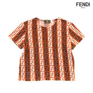 フェンディ(FENDI)のフェンディ FENDI ズッカ柄 パイル生地 半袖Ｔシャツ(Tシャツ(半袖/袖なし))