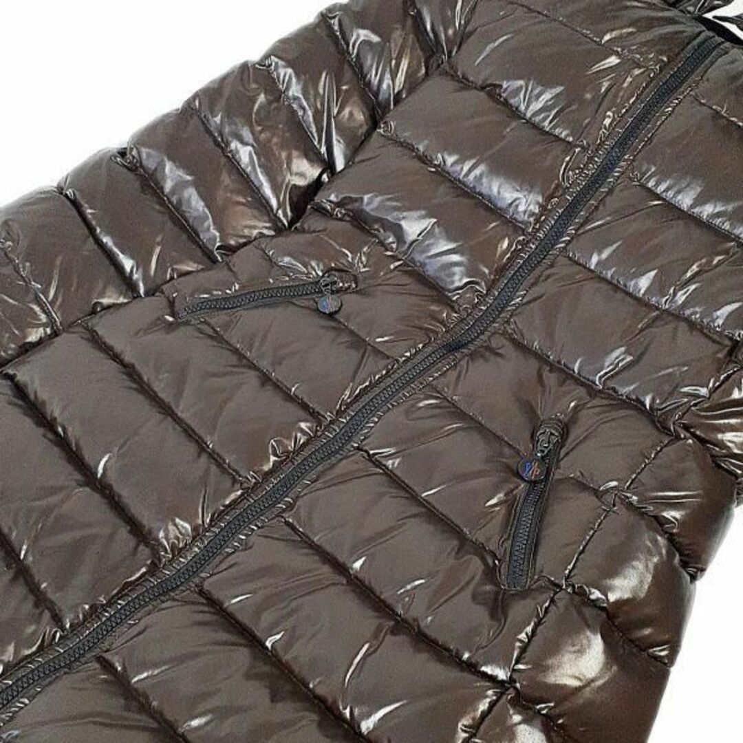 MONCLER(モンクレール)の◆良品◆ モンクレール ダウンコート ジャケット モカ 12anni 152cm キッズ/ベビー/マタニティのキッズ服女の子用(90cm~)(コート)の商品写真