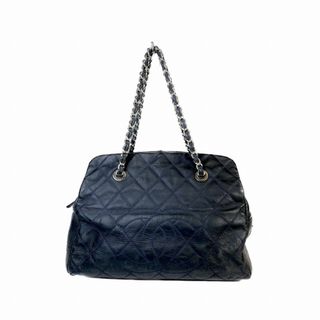 シャネル(CHANEL)のCHANEL シャネル マトラッセ  レザー ハンドバッグ ブラック A-1661(ハンドバッグ)