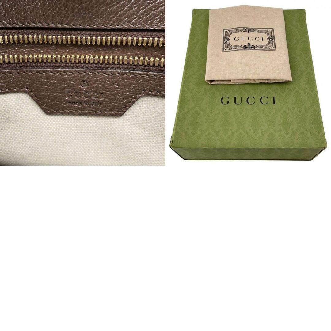 Gucci(グッチ)のグッチ トートバッグ ジャンボGG キャンバス 678839 GUCCI バッグ 2wayショルダーバッグ ハンドバッグ ブラウン メンズのバッグ(トートバッグ)の商品写真