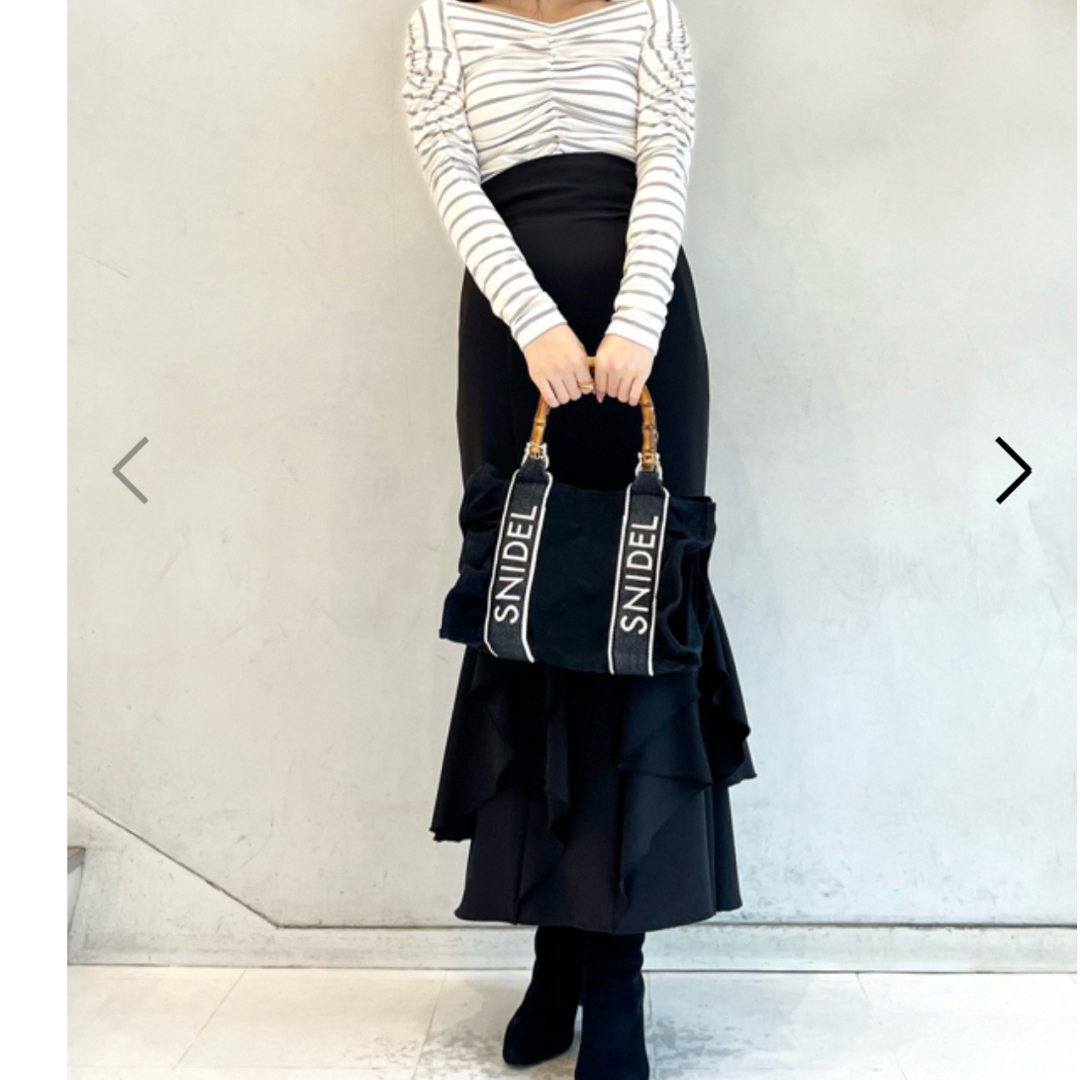 SNIDEL(スナイデル)のヘムフリルマーメイドスカート レディースのスカート(ロングスカート)の商品写真