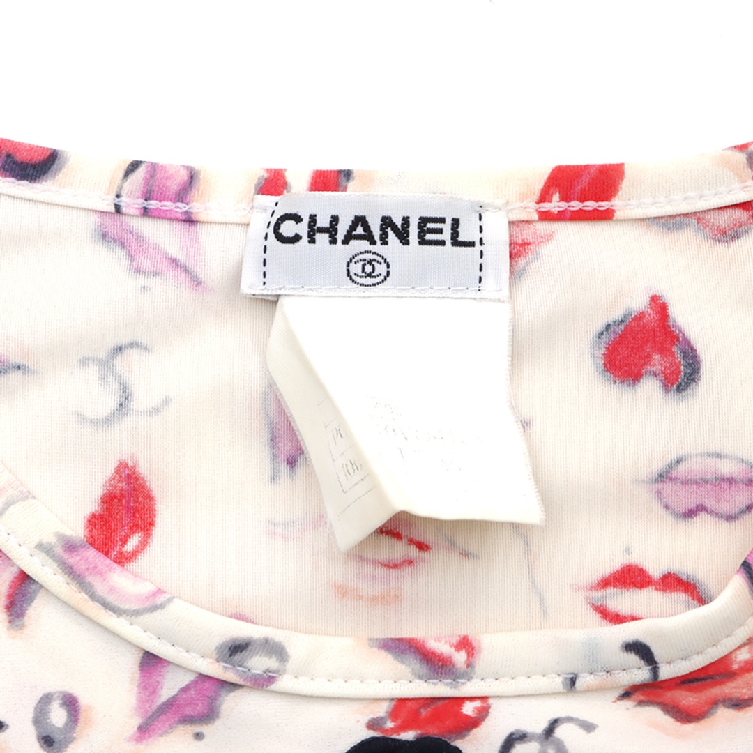 CHANEL(シャネル)のシャネル CHANEL ロゴ リップ カットソー レディースのトップス(カットソー(長袖/七分))の商品写真