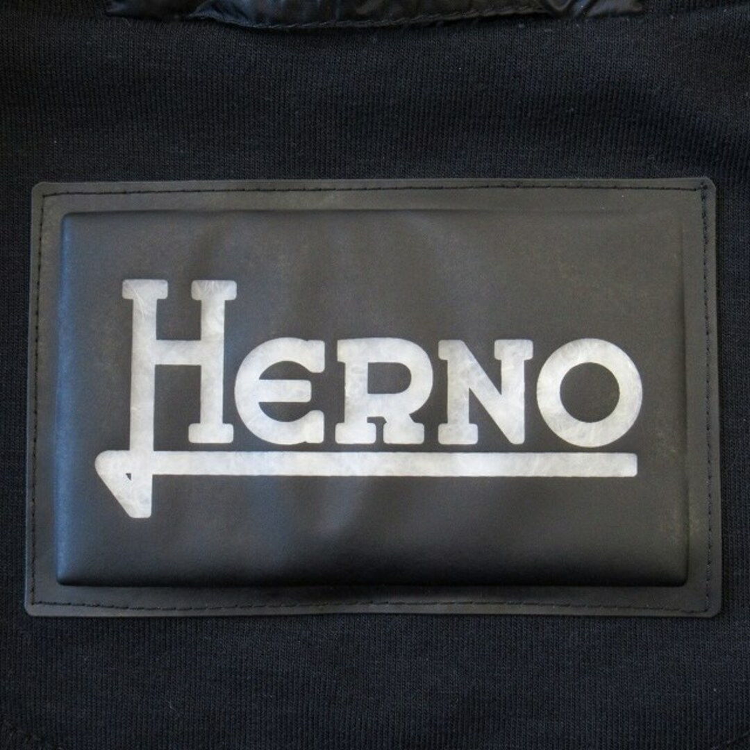 HERNO(ヘルノ)のヘルノ HERNO 超軽量 ダウン スウェット 切替 ジャケット ブルゾン 46 メンズのジャケット/アウター(ダウンジャケット)の商品写真