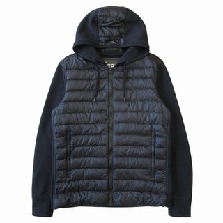 HERNO - ヘルノ HERNO 超軽量 ダウン スウェット 切替 ジャケット ブルゾン 46