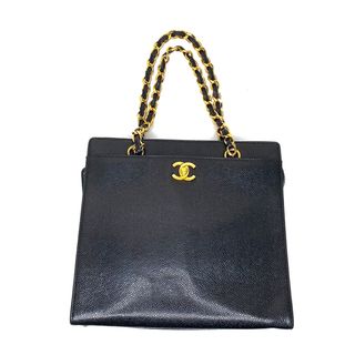 シャネル(CHANEL)のシャネル CHANEL キャビアスキン チェーン ハンドバッグ(ハンドバッグ)