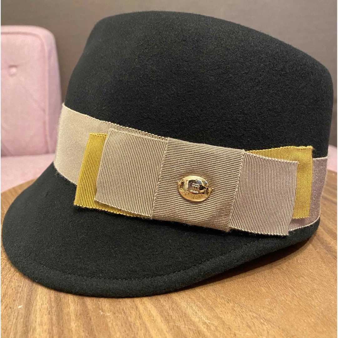 TREASURE TOPKAPI ウールフェルトリボンキャップ 帽子 レディースの帽子(キャップ)の商品写真