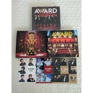 ジャニーズWEST - WEST. AWARD 初回盤+通常版 DVD CD 3形態set ステッカー付