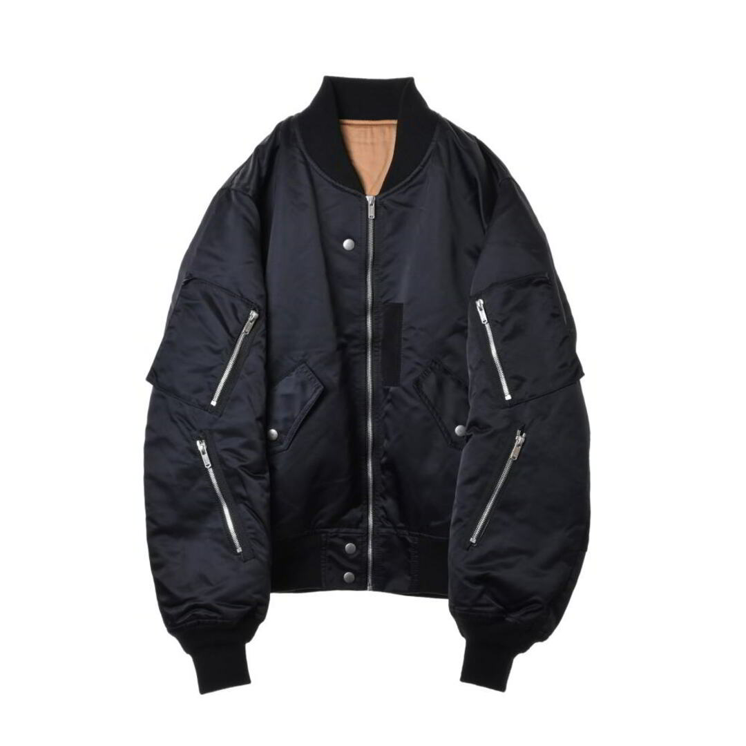 The Letters ジップデザイン MA-1 ブルゾンの通販 by CYCLE The Letters ジップデザイン MA-1 ブルゾンの通販 by CYCLE