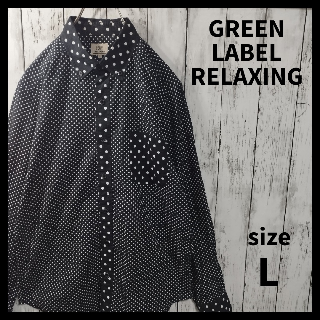 UNITED ARROWS green label relaxing(ユナイテッドアローズグリーンレーベルリラクシング)の【GREEN LABEL RELAXING】Dot Shirt　D560 メンズのトップス(シャツ)の商品写真