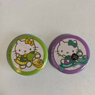 ハローキティ - 【非売品】ハローキティ 新幹線 スタンプラリー 缶バッチ 島根県 鳥取県