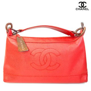 シャネル(CHANEL)のシャネル CHANEL キャビアスキン ハンドバッグ(ハンドバッグ)