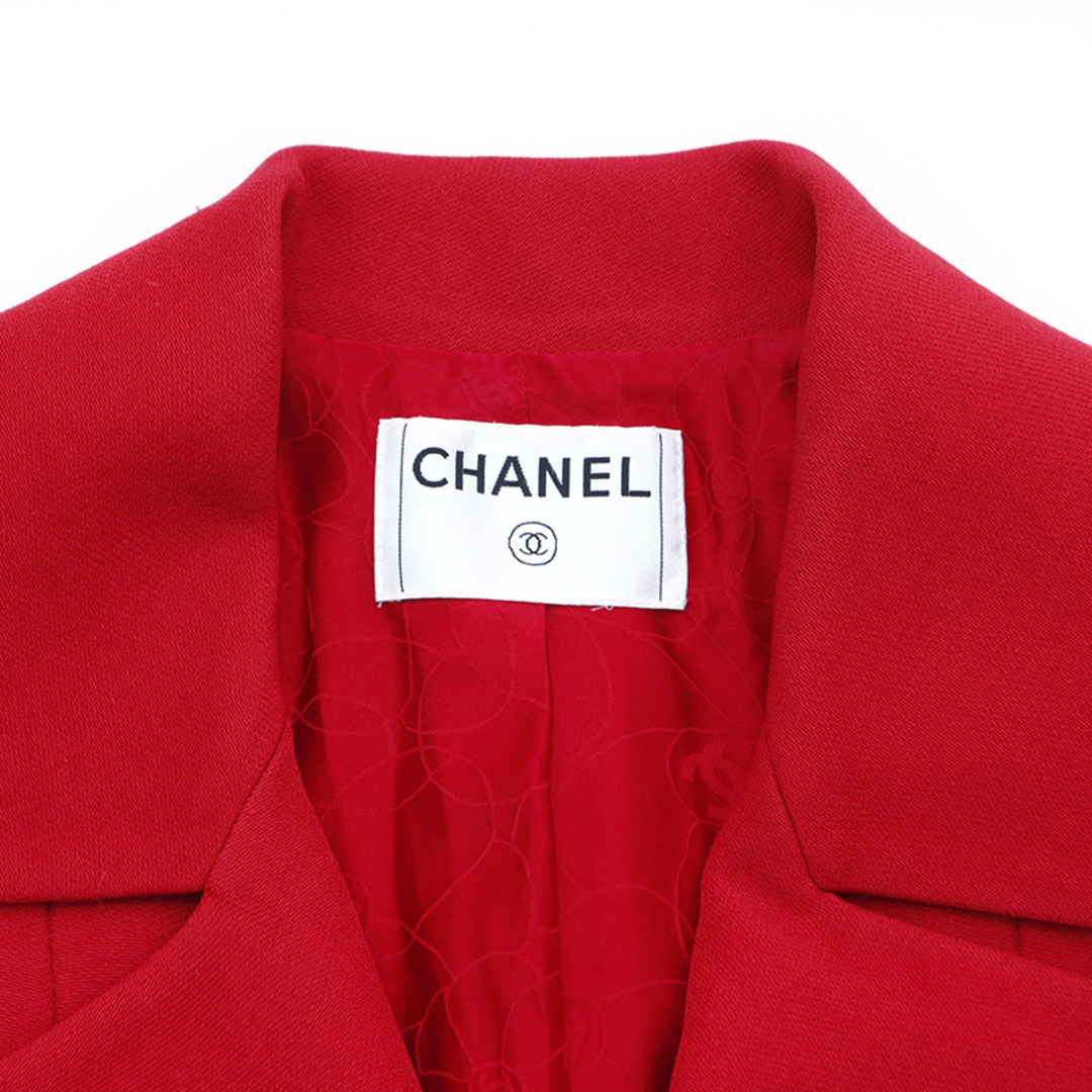 CHANEL(シャネル)のシャネル CHANEL シングル テーラード ココマークボタン スーツ Size:40 00s Vintage シルク ジャケット ウール レディースのジャケット/アウター(その他)の商品写真