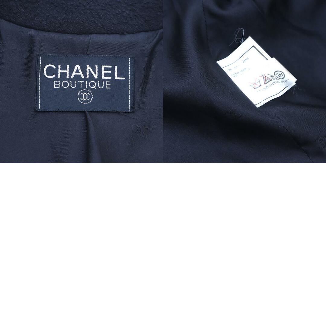 CHANEL(シャネル)のシャネル CHANEL ココマーク ツイード コート コインボタン Size:40 ジャケット レディースのジャケット/アウター(その他)の商品写真