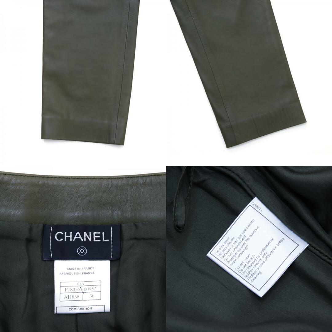 CHANEL(シャネル)のシャネル CHANEL ラムレザー  セットアップ レディースのレディース その他(セット/コーデ)の商品写真