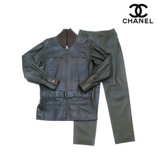 シャネル(CHANEL)のシャネル CHANEL ラムレザー  セットアップ(セット/コーデ)