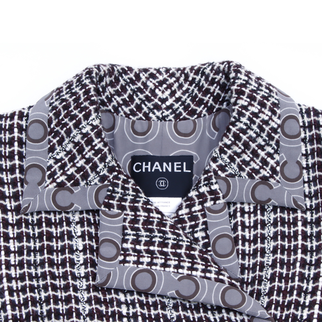 CHANEL(シャネル)のシャネル CHANEL ツイード ジャケット ココマーク ロング コート レディースのジャケット/アウター(その他)の商品写真