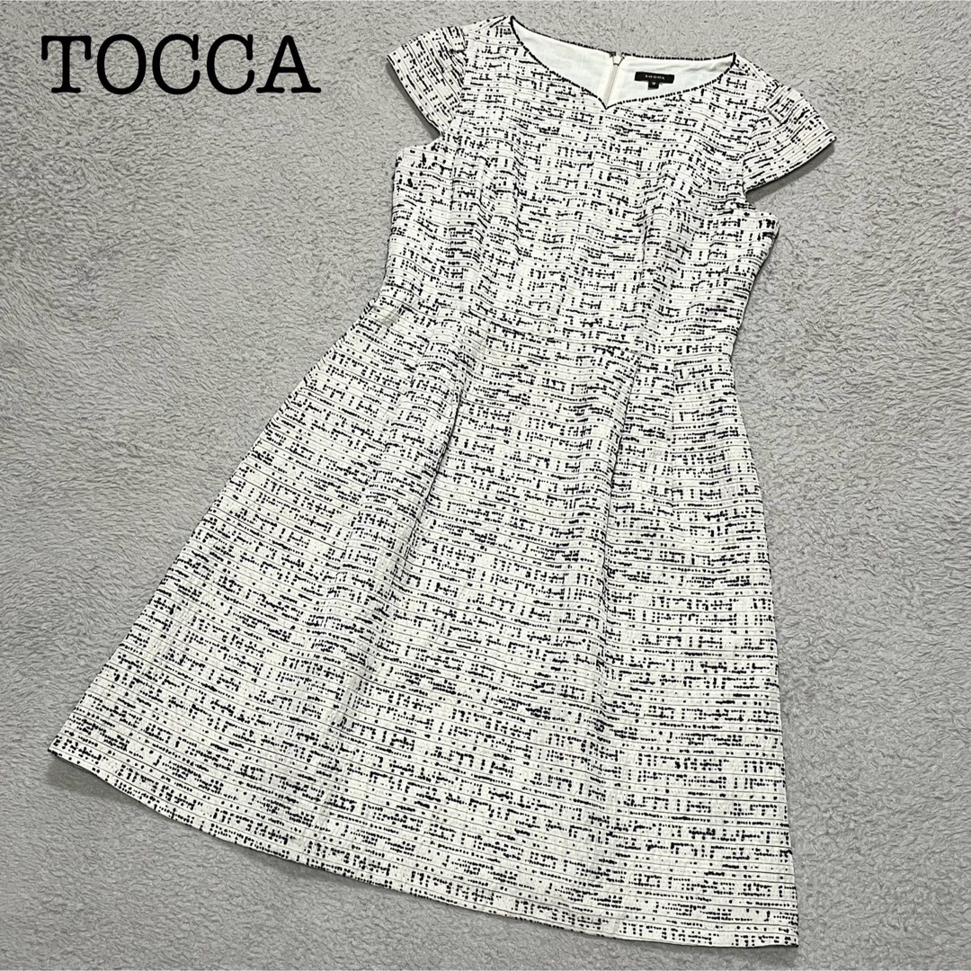 TOCCA(トッカ)のTOCCAトッカ PEBBLY ドレス　ワンピース　2 レディースのワンピース(ひざ丈ワンピース)の商品写真