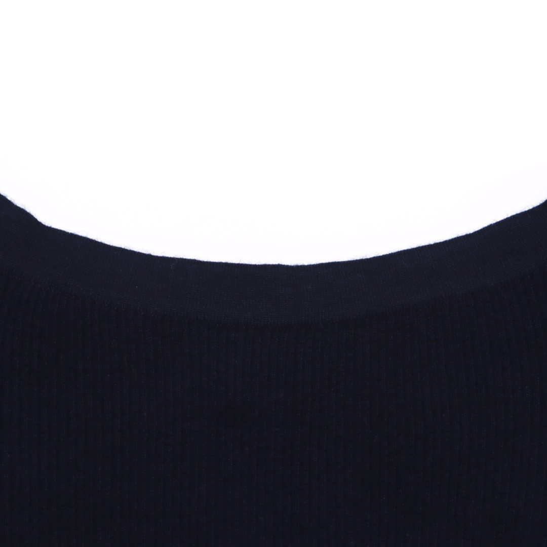 CHANEL(シャネル)のシャネル CHANEL ココボタン 半袖ニット カシミア 半袖Ｔシャツ レディースのトップス(Tシャツ(半袖/袖なし))の商品写真