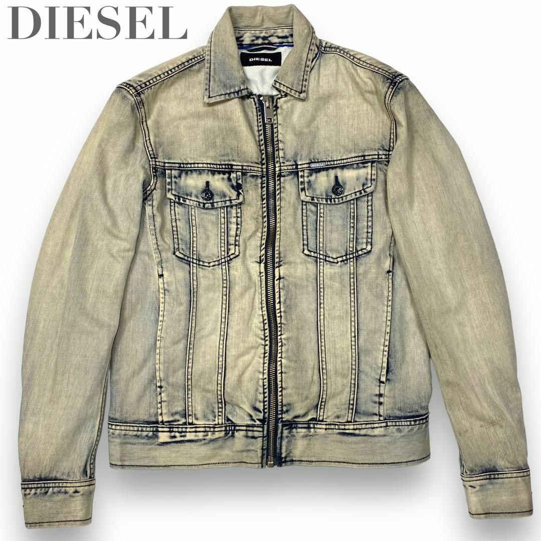 DIESEL(ディーゼル)のDIESEL デニムジャケット ブリーチ調 メンズ ブルゾン メンズのジャケット/アウター(その他)の商品写真
