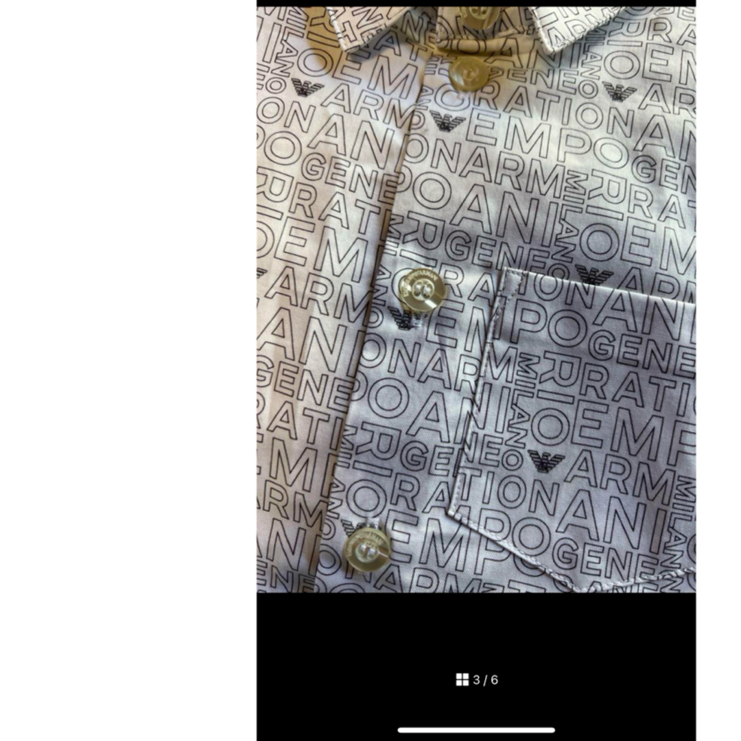 Emporio Armani(エンポリオアルマーニ)のエンポリオアルマーニ　カッターシャツ キッズ/ベビー/マタニティのキッズ服男の子用(90cm~)(Tシャツ/カットソー)の商品写真