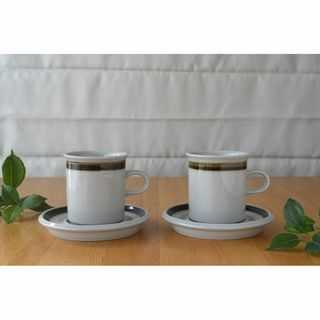 アラビア(ARABIA)のARABIA/アラビア●karelia/カレリア コーヒーカップ＆ソーサー2客②(食器)