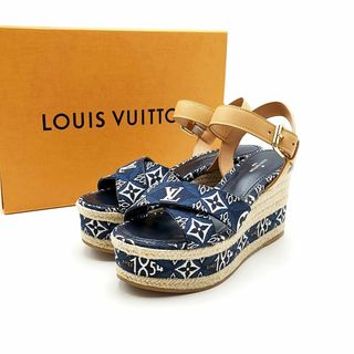 ルイヴィトン(LOUIS VUITTON)の美品 ルイヴィトン サンダル バウンダリー ライン 03-24030506(サンダル)