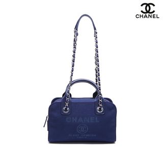 シャネル(CHANEL)のシャネル CHANEL ココマーク ドーヴィル ボーリング チェーン 2WAY  ショルダーバッグ(ショルダーバッグ)