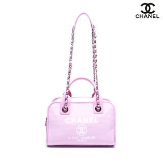 シャネル(CHANEL)のシャネル CHANEL ココマーク ドーヴィル ボーリング チェーン 2WAY  ショルダーバッグ(ショルダーバッグ)