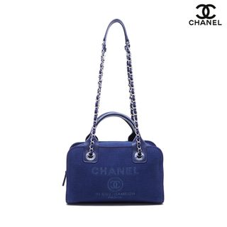 シャネル(CHANEL)のシャネル CHANEL ココマーク ドーヴィル ボーリング チェーン 2WAY  ショルダーバッグ(ショルダーバッグ)