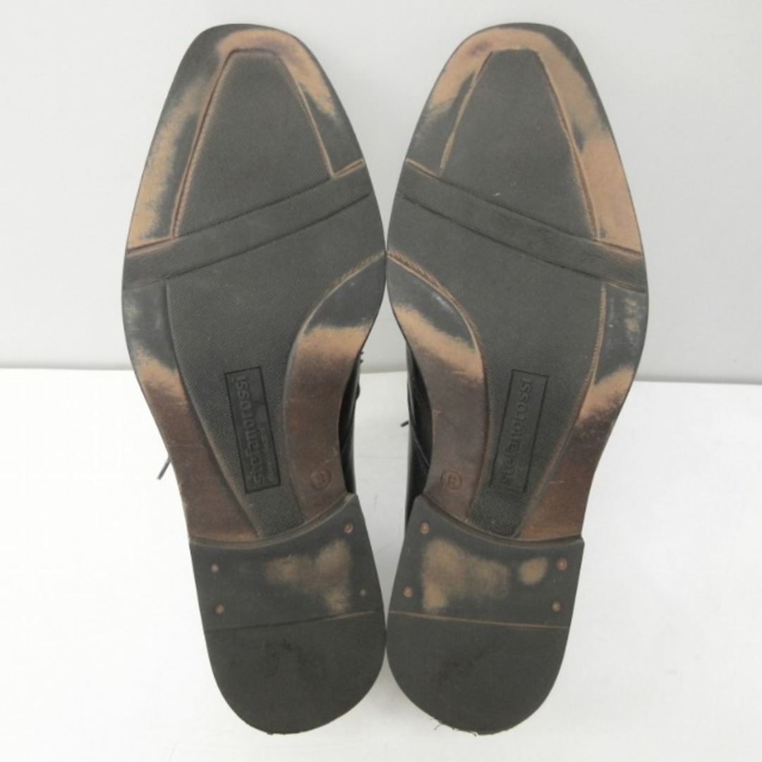 other(アザー)のステファノロッシ チャッカブーツ アンクルブーツ レザー 黒 US8 26cm メンズの靴/シューズ(ブーツ)の商品写真