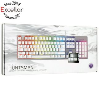 レイザー(Razer)のRazer　ゲーミングキーボード US配列　Huntsman Mercury Edition RZ03-02521900-R3M1　Mercury White 元箱あり(PC周辺機器)