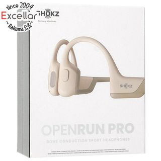 アフターショックス(AFTERSHOKZ)のShokz　骨伝導ワイヤレスヘッドホン OpenRun Pro　S810　ベージュ(ヘッドフォン/イヤフォン)