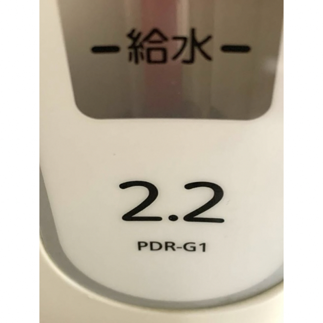 TIGER(タイガー)のタイガー マイコン電動ポット 2.2L ホワイト PDR-G221W(1台) スマホ/家電/カメラの生活家電(電気ポット)の商品写真