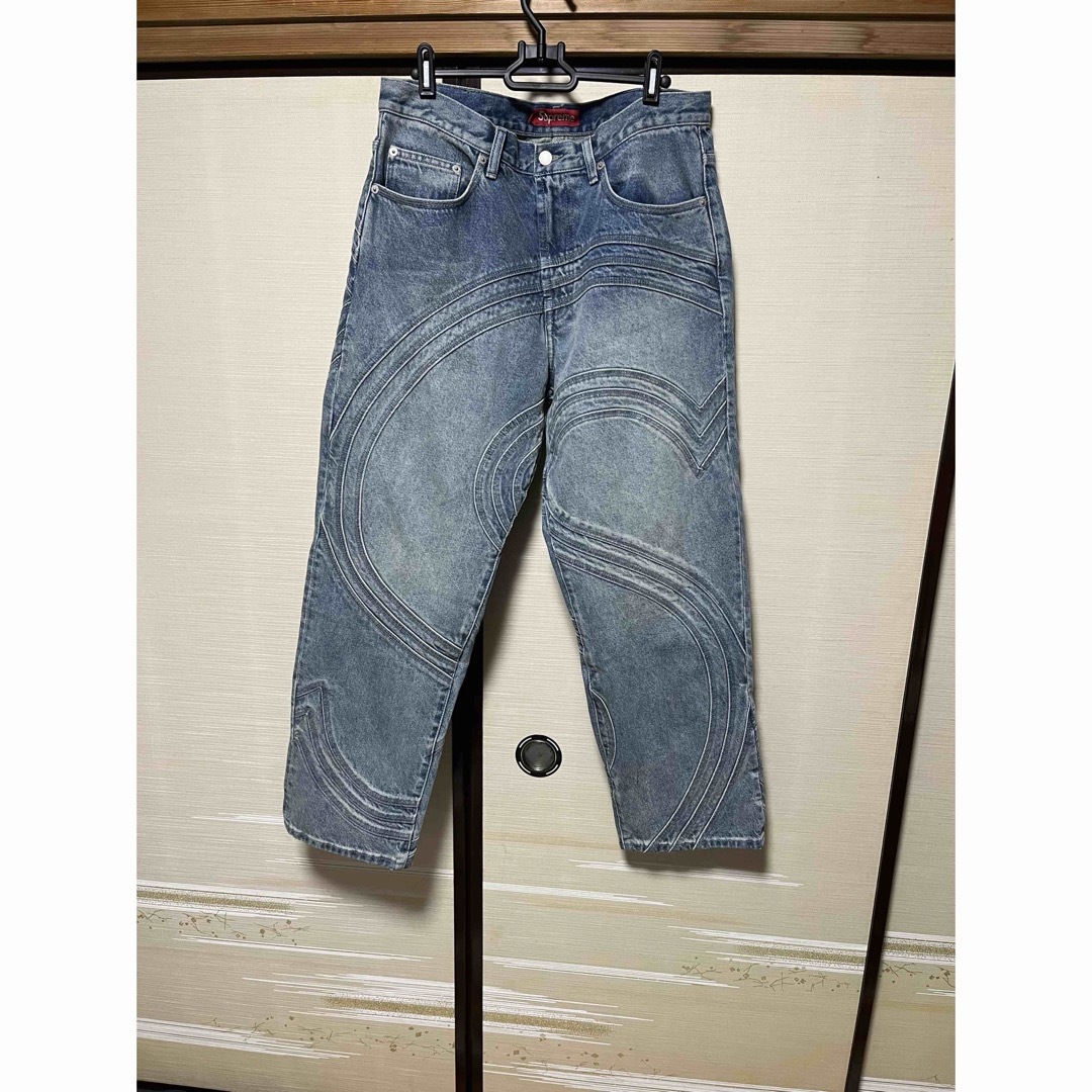 Supreme - supreme S Logo Loose Fit Jean 32の通販 by クラウン Supreme - supreme S Logo Loose Fit Jean 32の通販 by クラウン