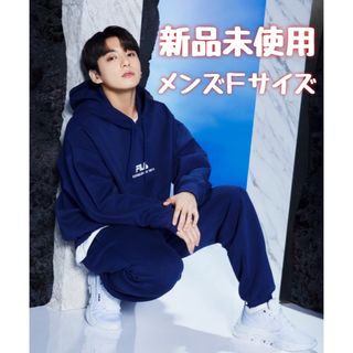 フィラ(FILA)の◆ネイビー◆BTS着用モデル FILA パーカー(パーカー)