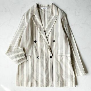 極美品✨ エブール イタリア製 オーガニックシアーコットン シャツジャケット