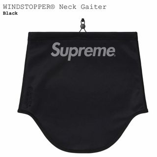 Supreme FW23 Neck Gaiter Black