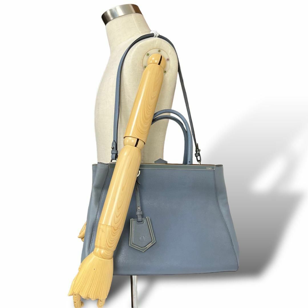 FENDI(フェンディ)のFENDI トゥージュール 2way ハンドバッグ ショルダーバッグ ブルー レディースのバッグ(ショルダーバッグ)の商品写真