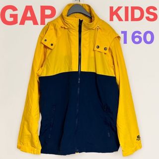 GAP KIDS  ウインドブレーカー　160cm  ネイビー/イエロー