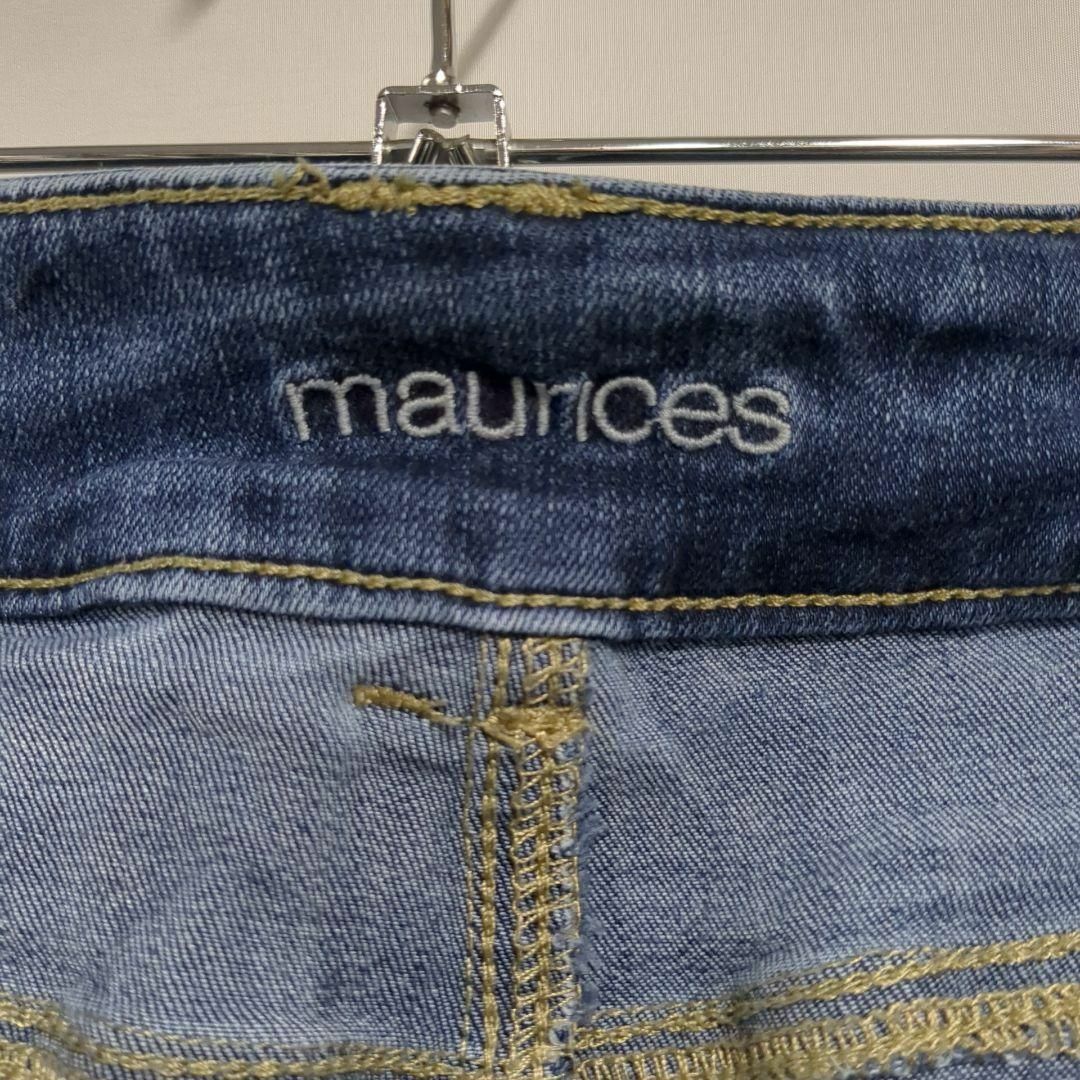 maurices 七部丈デニムパンツブルーレディースサイズ6 7 レディースのパンツ(デニム/ジーンズ)の商品写真