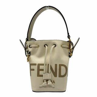 フェンディ(FENDI)のフェンディ FENDI ハンドバッグ 斜め掛けショルダーバッグ モン トレゾール ミニ レザー アイボリー レディース 8BS010-AC9L 送料無料【中古】 z0305(ハンドバッグ)