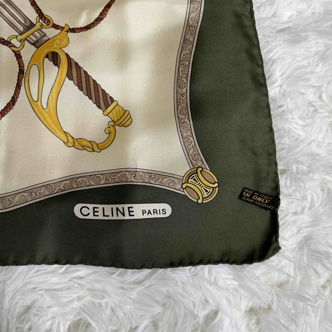 celine(セリーヌ)の【正規品保証】CELINE セリーヌ　スカーフ レディースのファッション小物(バンダナ/スカーフ)の商品写真