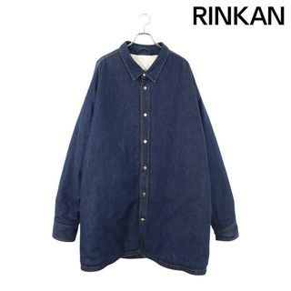 ラフシモンズ(RAF SIMONS)のラフシモンズ  Padded Denim Shirts 172-246 オーバーサイズ デニム長袖シャツ メンズ L(シャツ)