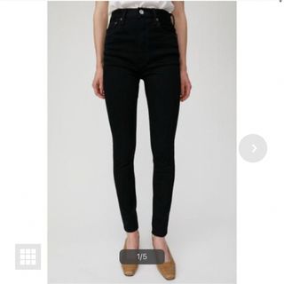 moussy HW Rebirth BLACK SKINNY 24