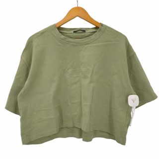 エモダ(EMODA)のEMODA(エモダ) ショート丈 クルーネック半袖Tシャツ レディース トップス(Tシャツ(半袖/袖なし))